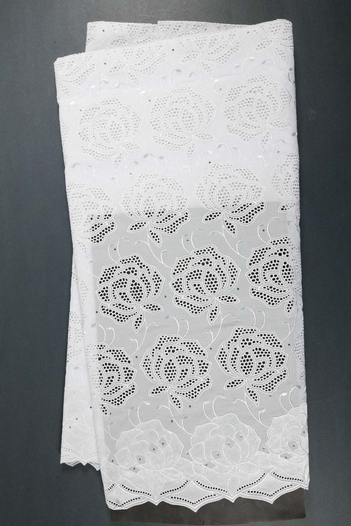 FILTEX VOILE LACE D#605095-WHITE