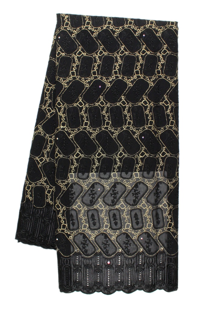 Voile lace/ 70483 (with stones)