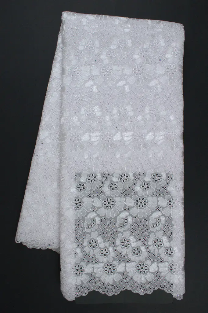 Voile lace/SHT-70387 (with stones)