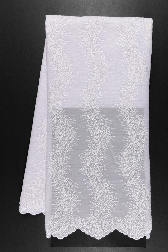 Embroidered allover with sequins