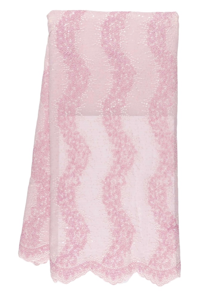 Embroidered allover with sequins