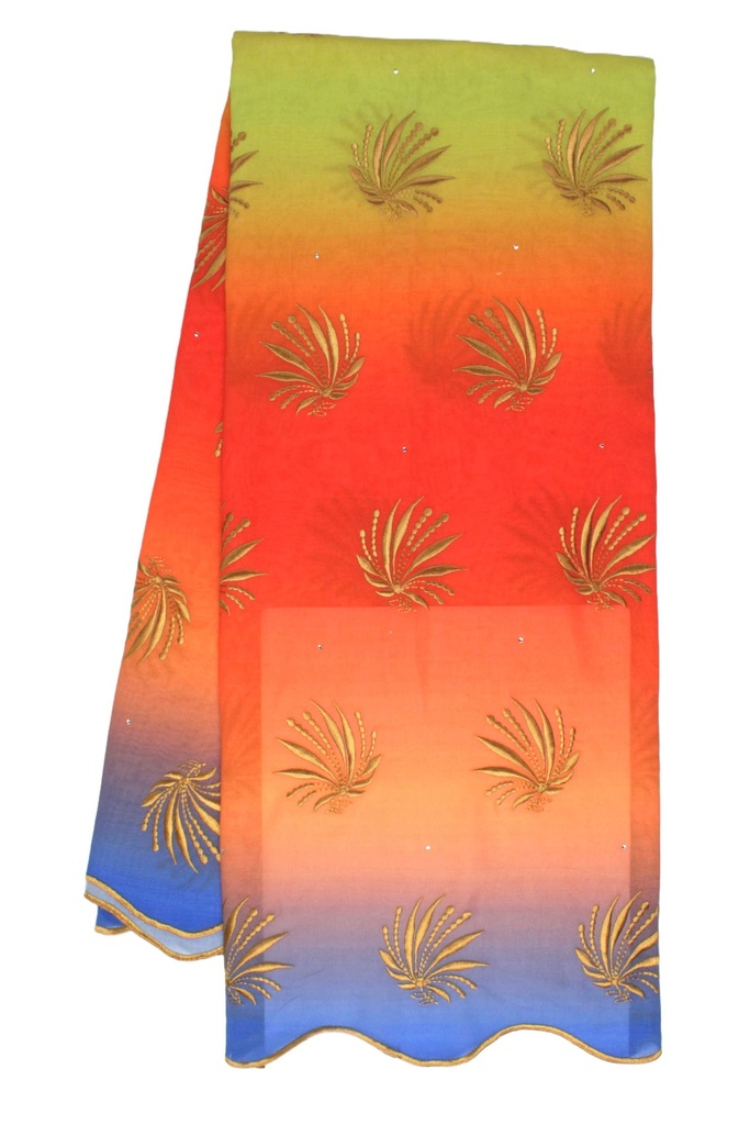 Embroidered Allover With Strass (with stones)