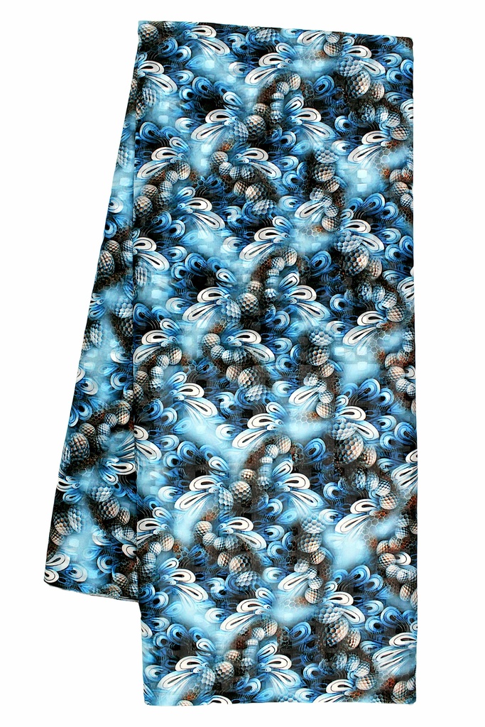 Printed Clip Voile