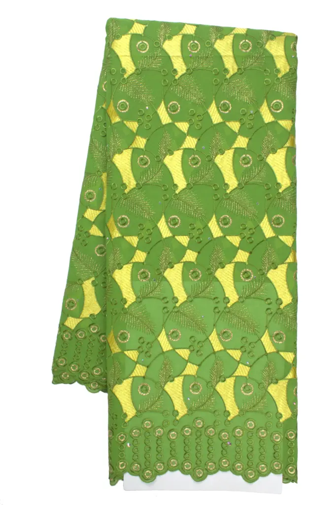 VOILE LACE D#70078 GREEN