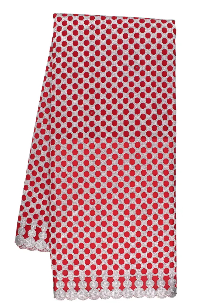 Voile lace  (with stones)