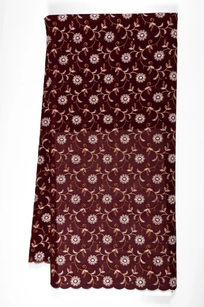 Embroidered Allover with strass