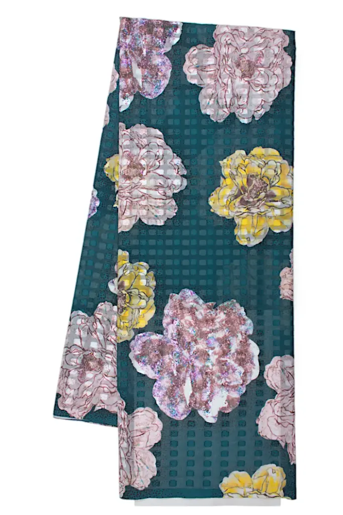 Printed Clip Voile