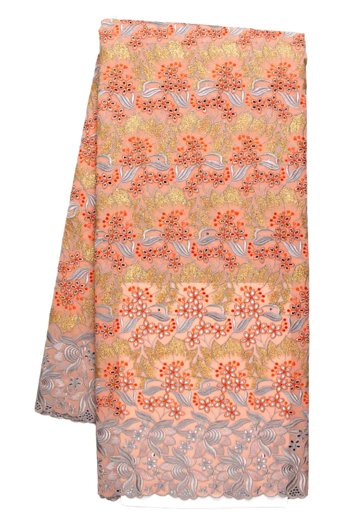 Voile lace  (with stones)