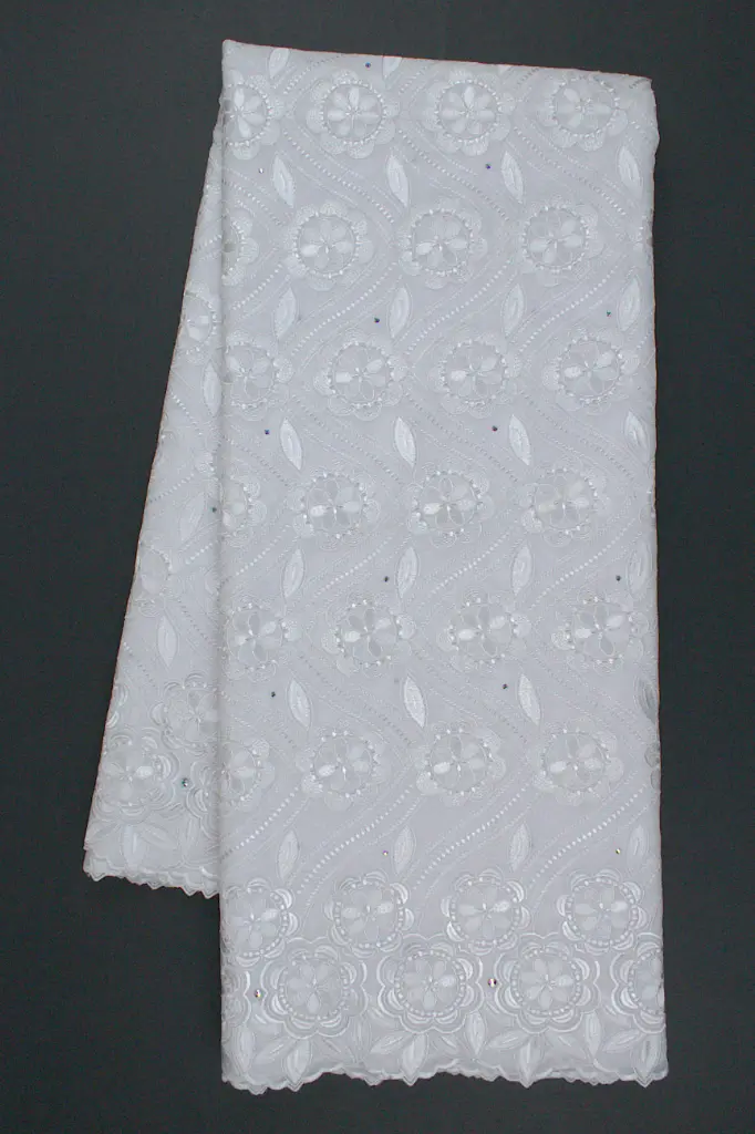 Voile lace  (with stones)