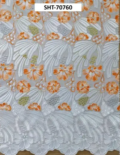 Voile lace  (with stones)