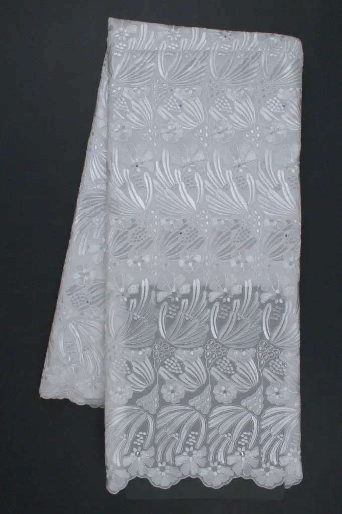 Voile lace  (with stones)