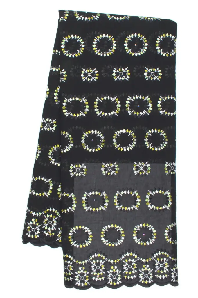 Voile lace  (with stones)