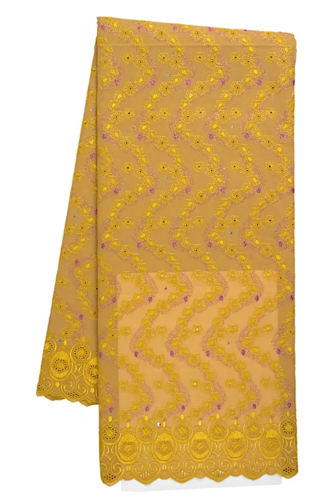 Voile lace  (with stones)