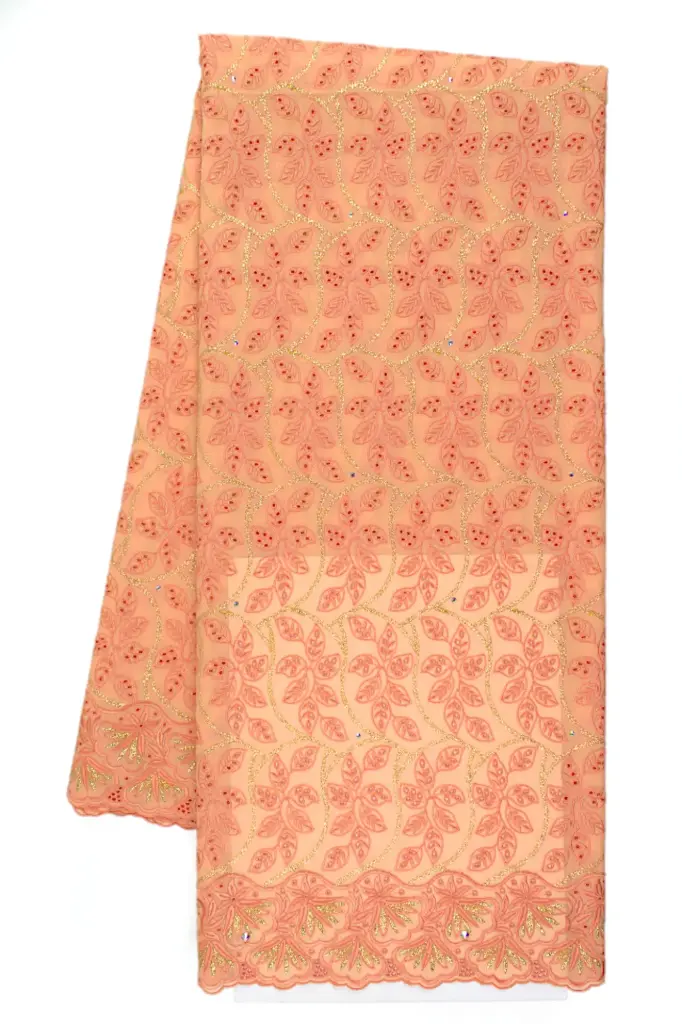 Voile lace  (with stones)