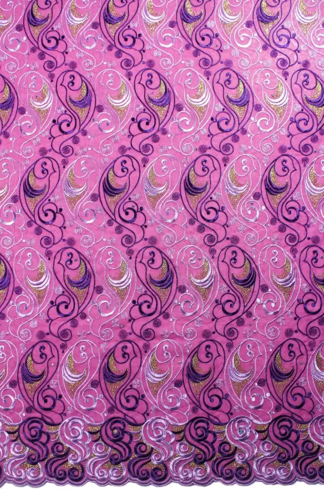 VOILE LACE D#70152 VIOLET