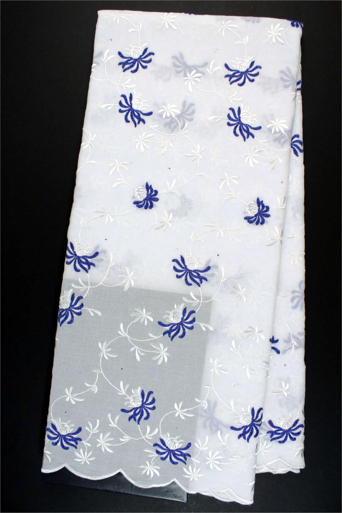 Embroidered allover with strass/615186S