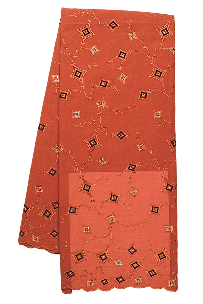 Embroidered allover with strass/615191S