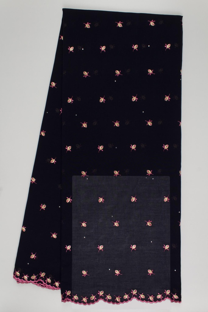 Embroidered allover with strass/ 623840