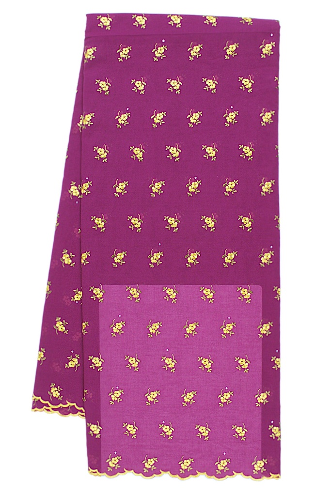 Embroidered allover with strass