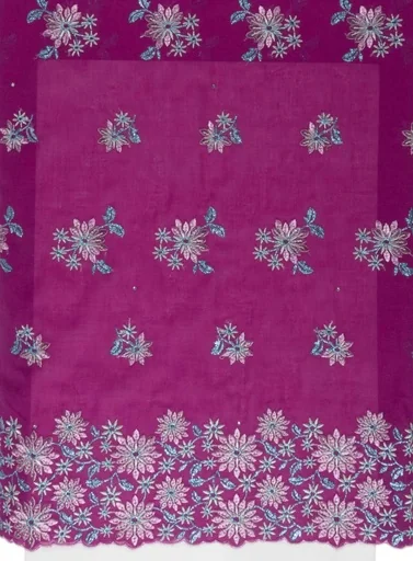 Embroidered Allover with Strass