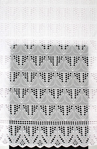 [ST10731-SHT-8568-A-White-101-Shadow] Dry lace