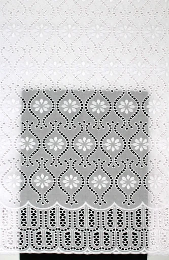 [ST10731-SHT-8570-A-White-101-Shadow] Dry lace