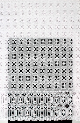 [ST10731-SHT-8571-A-White-101-Shadow] Dry lace