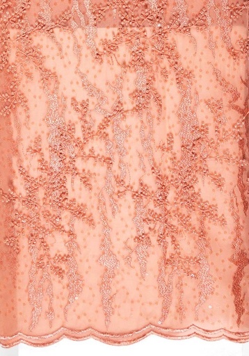 [FT1018-601013-Petrol-103-Filtex] Embroidered Allover with Sequins