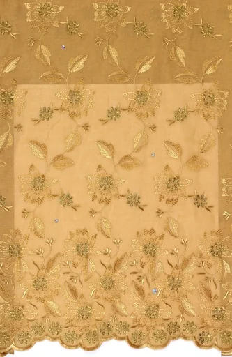 [ST10868-SHT-70612S-Lightpink-102-Shadow] Voile Lace (with stones)