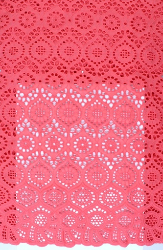 [ST10824-8147-Coral-1-Shadow] Dry lace
