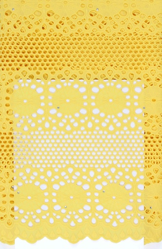 [ST10824-8286-Light Yellow-3-Shadow] Dry lace