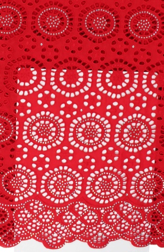[ST11015-8204-Red-1-Shadow] Dry Lace Million stones