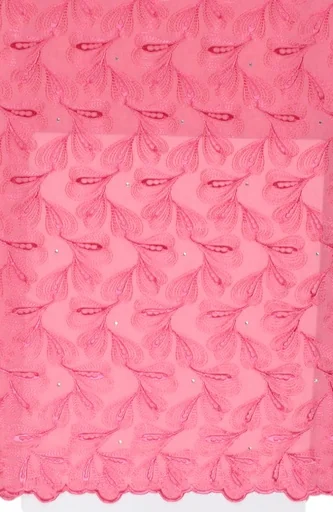 [ST10868-6924-Pink-1-Shadow] Voile lace