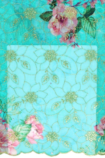 Cotton Voile/ SHT-70566 (with stones)