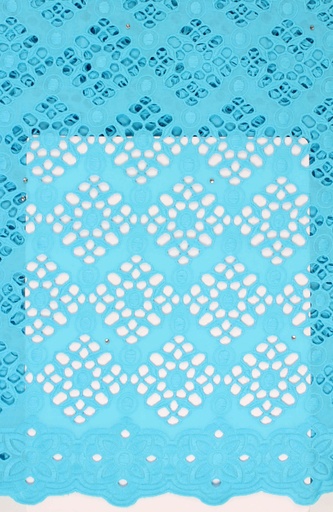 [ST10824-7955-TURQUOISE-1-Shadow] Dry lace