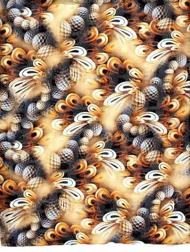 Printed Clip Voile