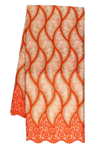 Voile lace  (with stones)