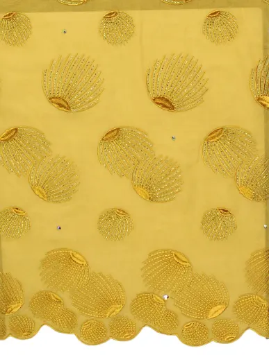 Voile lace  (with stones)