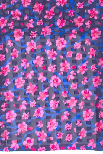 Printed Clip Voile