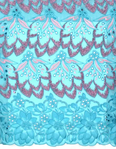 Voile lace (with stones)