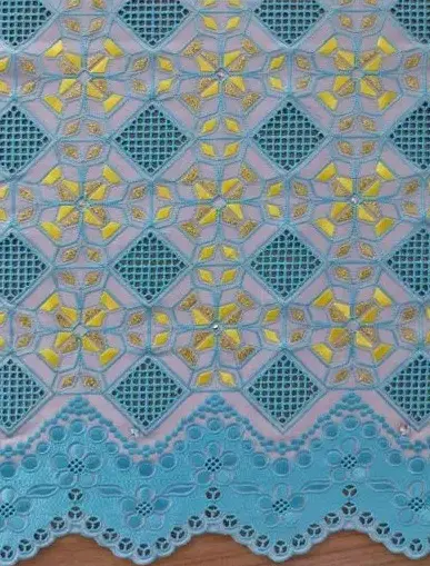 [ST10871-70508 AS-White-101-Shadow] Voile lace (with stones)