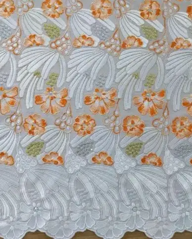 Voile lace  (with stones)