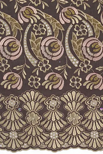 Voile lace (with stones)