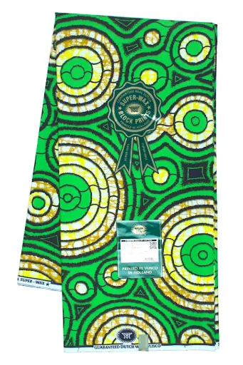 [10829-S7336-Green-008-Vlisco] SUPER WAX
