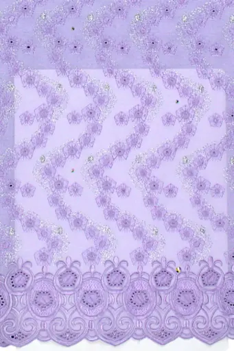 Voile lace  (with stones)