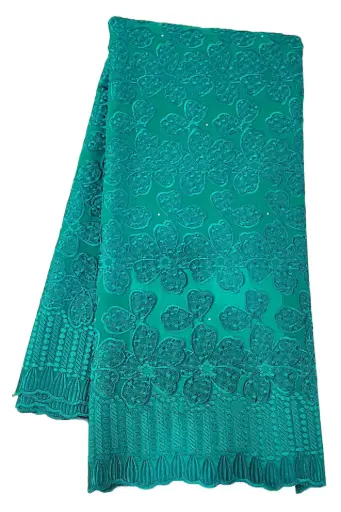 [11130-1009-GREEN-1-Shadow] Voile lace